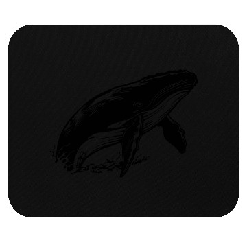 Discover Whale Ocean Marine Mouse Pads