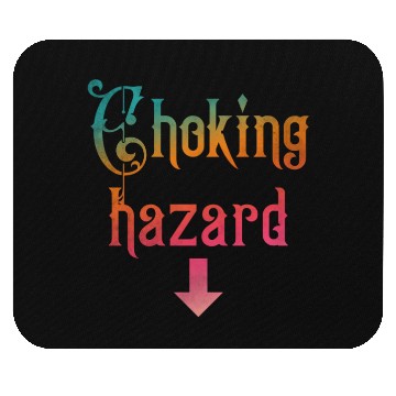 Discover Choking hazard down arrow Mouse Pads