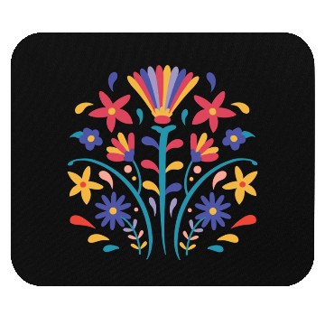 Discover Flower Painting Mouse Pads