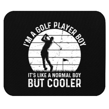 Discover I'm A Golf Player Boy - Golfer Boys Mouse Pads