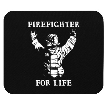 Discover Fire department firefighter for life Mouse Pads