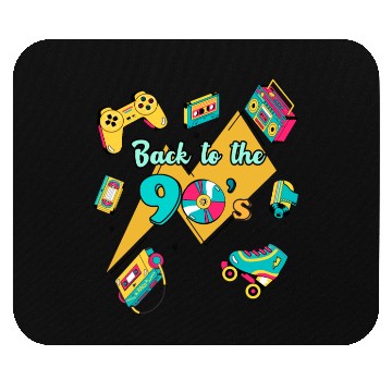 Discover Back To The 90s - Electronic 90's Retro Devices Mouse Pads