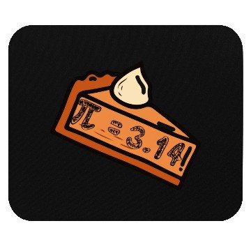 Discover Cute Pie Pi Symbol For Pi Day Mouse Pads