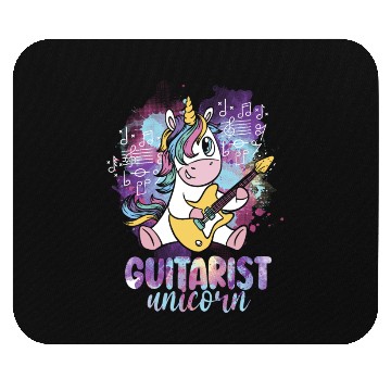 Discover Guitarist Unicorn Music Lover Pony Musician Guitar Mouse Pads