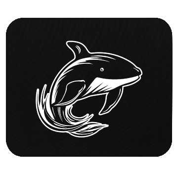 Discover Whale Ocean Marine Mouse Pads