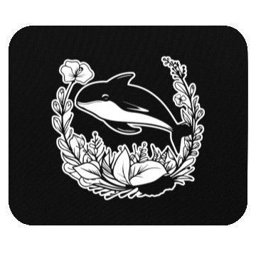 Discover Whale Ocean Marine Mouse Pads