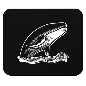 Discover Whale Ocean Marine Mouse Pads