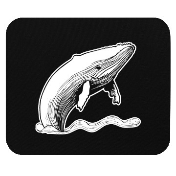Discover Whale Ocean Marine Mouse Pads