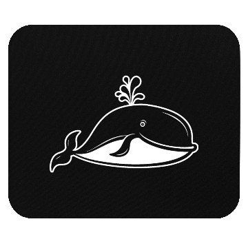 Discover Whale Ocean Marine Mouse Pads