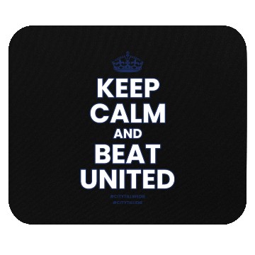 Discover Keep Calm And Beat United Mouse Pads