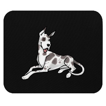 Discover Dog Great Dane Harlequin Mouse Pads