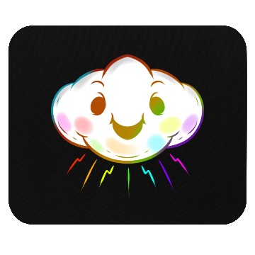 Discover Colorful Rainbow Cloud Lgbtq Lesbian Gay Pride Mouse Pads