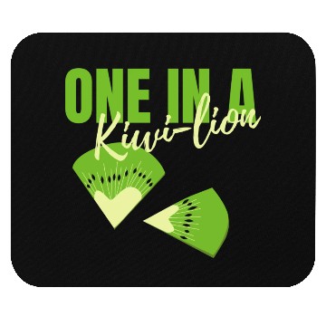 Discover One In A Kiwi Lion Mouse Pads