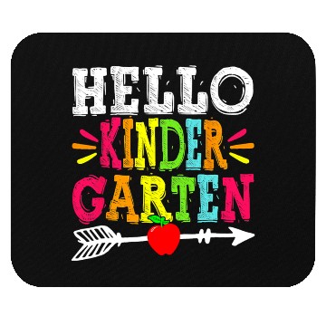 Discover Hello Kindergarten Teacher Funny Back To School Mouse Pads