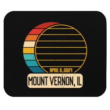 Discover Total Solar Eclipse Illinois Mount Vernon EclipseM Mouse Pads