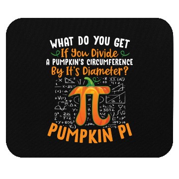 Discover Funny Pumpkin Pi Halloween Costume Math Teacher Mouse Pads