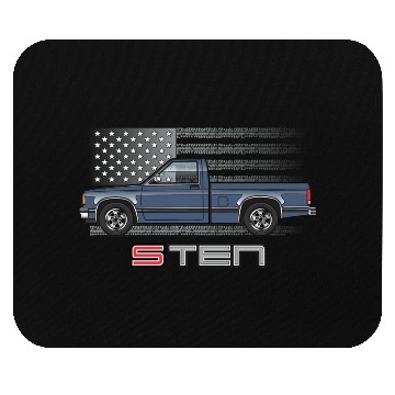 Discover Usa Blue Grey Mouse Pads