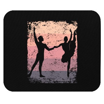 Discover Ballet Dance Couple Vintage Ballerina Mouse Pads
