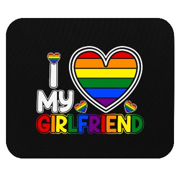 Discover i love my girlfriend Mouse Pads