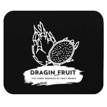 Discover Dragon Fruit The Funny Sidekick Of Fruit World Mouse Pads