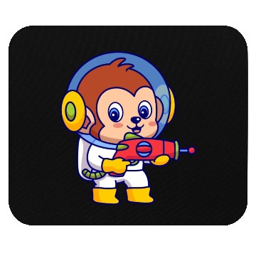 Discover Monkey Galaxy Astronaut Mouse Pads