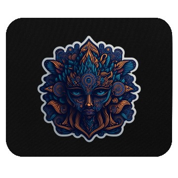 Discover Psychedelic Divinity Mouse Pads