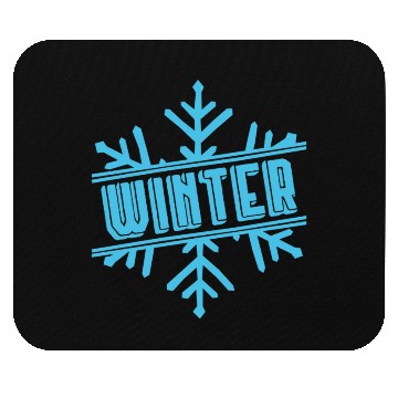 Discover Winter Snowflakes Mouse Pads