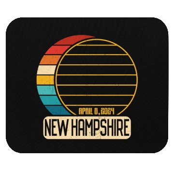 Discover Total Solar Eclipse New Hampshire April 28 2024 Mouse Pads