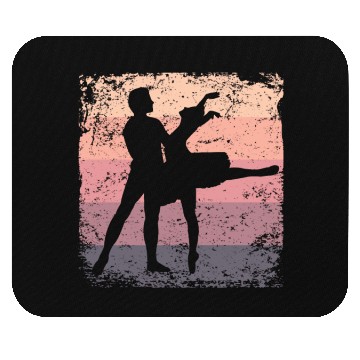 Discover Ballet Dance Couple Vintage Ballerina Mouse Pads