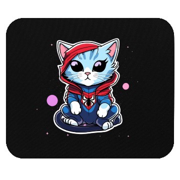 Discover Cute Spider Kitty Mouse Pads