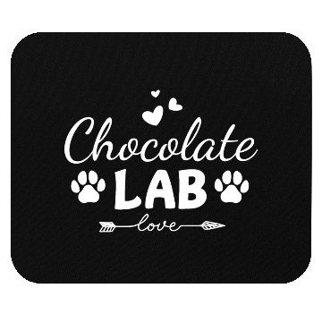 Discover Chocolate Lab Love Mouse Pads