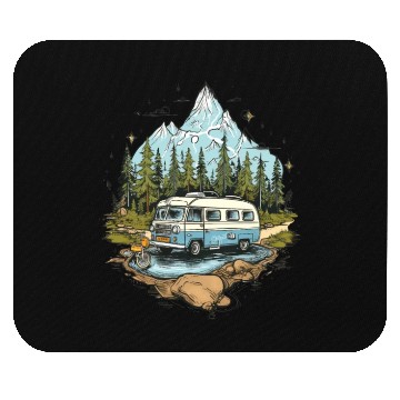 Discover camping, nature, independent, gift Mouse Pads