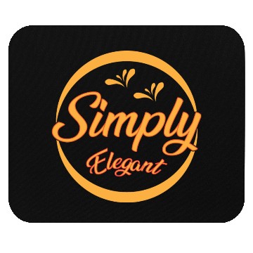 Discover Simply Elegant Typography Mouse Pads Design