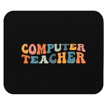 Discover Groovy Computer Teacher Teaching Mouse Pads