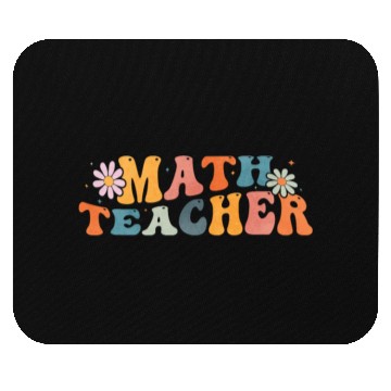 Discover Groovy Math Teacher Mathematics Mathematician Mouse Pads