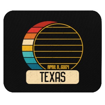 Discover Total Solar Eclipse Texas April 28 2024 Eclipse Mouse Pads