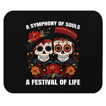 Discover Dia De Los Muertos Sugar Skull Mexican Holiday Mouse Pads