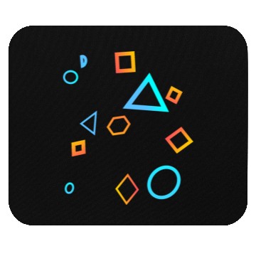 Discover Scattered force fields Geometric shapes Mouse Pads
