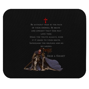 Discover Knights Templar Christian Religious Warrior Oath Mouse Pads