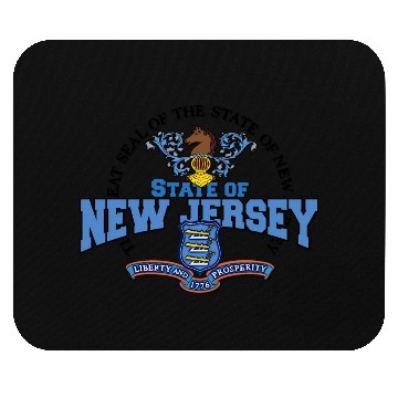 Discover State of New Jersey Mouse Pads