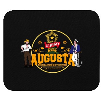 Discover Augusta - State of Maine Mouse Pads