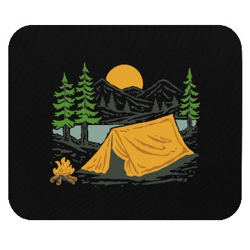 Discover Mountain Camping Mouse Pads