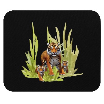 Discover Wildlife Endangered Tiger Cubs Mouse Pads