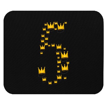 Discover number 5 five fifth digit Mouse Pads