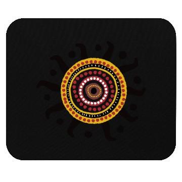Discover Aboriginal Sun Mouse Pads