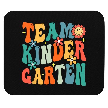 Discover Team Kindergarten Teacher Student Groovy Back To Mouse Pads