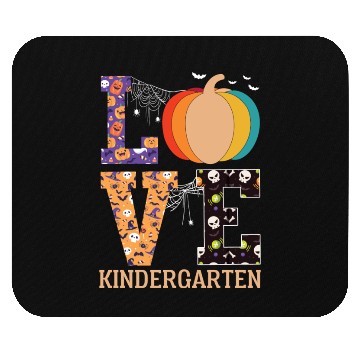 Discover Love Pumpkin Candy Corn Halloween Love Costume Men Mouse Pads