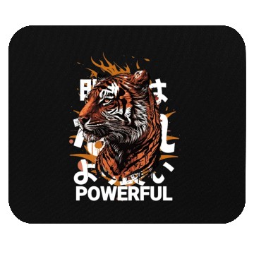 Discover Powerful of tiger: Unique Ai tiger design Mouse Pads
