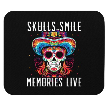 Discover Dia De Los Muertos Sugar Skull Mexican Holiday Mouse Pads