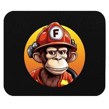 Discover Fireman / Monkey Mouse Pads